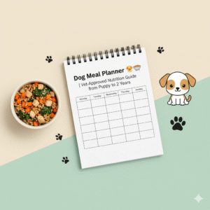 Dog Meal Planner: Vet-Approved Nutrition & Feeding Guide from Puppy to 2 Years 🐶🥣