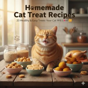 DIY Cat Treat Cookbook: 20 Simple & Natural Recipes for Happy Cats 🐾